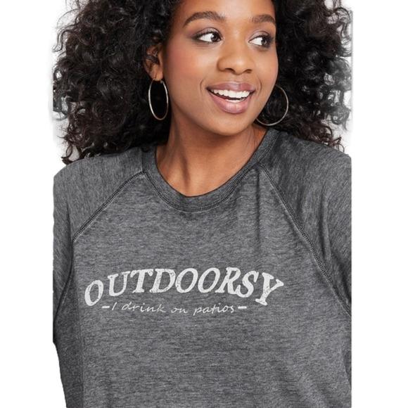 Long Sleeve Crew Neck Lightweight Top - Picture 3 of 13